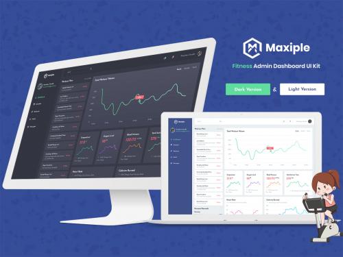 Maxiple - Fitness Admin Dashboard UI Kit - maxiple-fitness-admin-dashboard-ui-kit