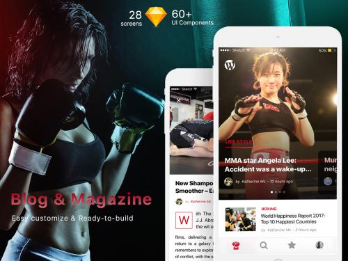 Newspaper, Blog & Magazine Mobile App - mb-newspaper-blog-magazine-mobile-app
