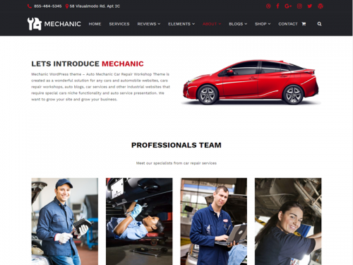 Mechanic WordPress Theme - About Page - mechanic-wordpress-theme-about-page