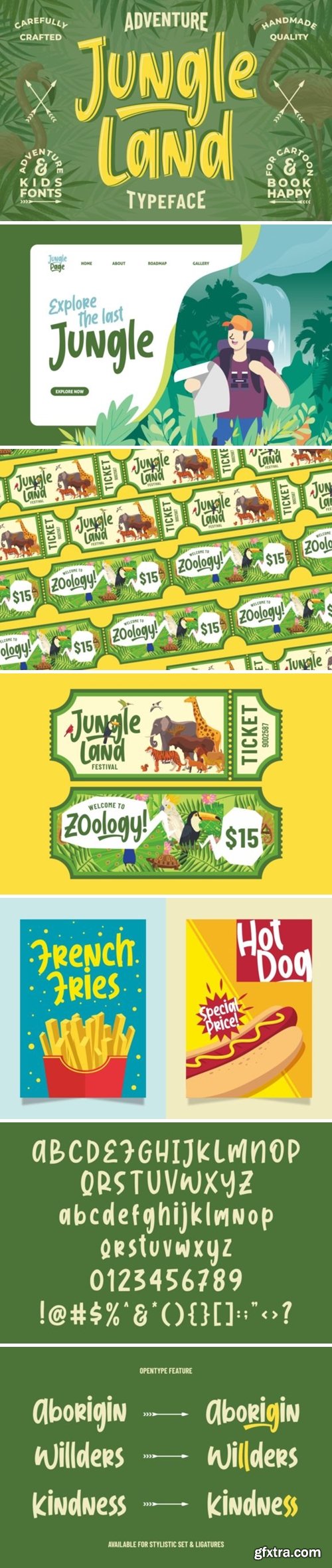 CM - Jungle Land || Kidsventure Font 4477796