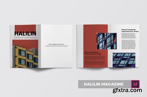 Halilin Magazine Template