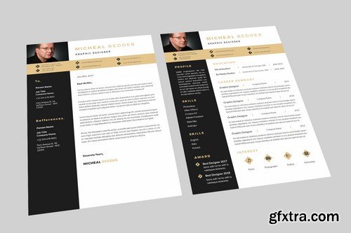 Micheal Graphic Resume Designer