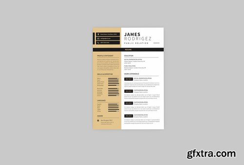 Public Relation Resume Designer