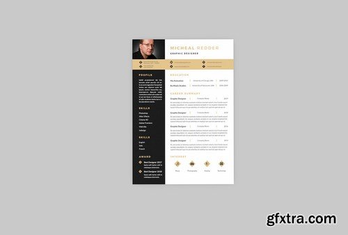 Micheal Graphic Resume Designer