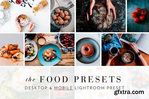 Food Presets for Lightroom Desktop & Mobile