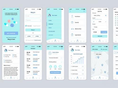 Medicine Mobile App UI Kit - medicine-mobile-app-ui-kit-aa18b696-a3cd-4409-ba21-f9988b64a5b6