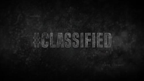 Videohive - Crime Title Sequence / Credits - Classified Detective