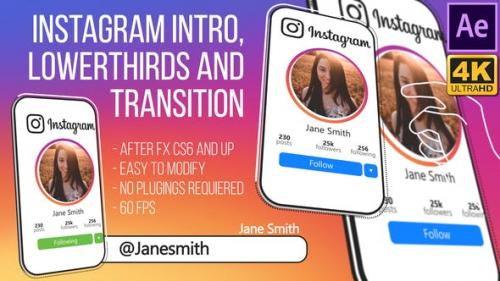 Videohive - Instagram Intro and Lowerthird (AfterFX)