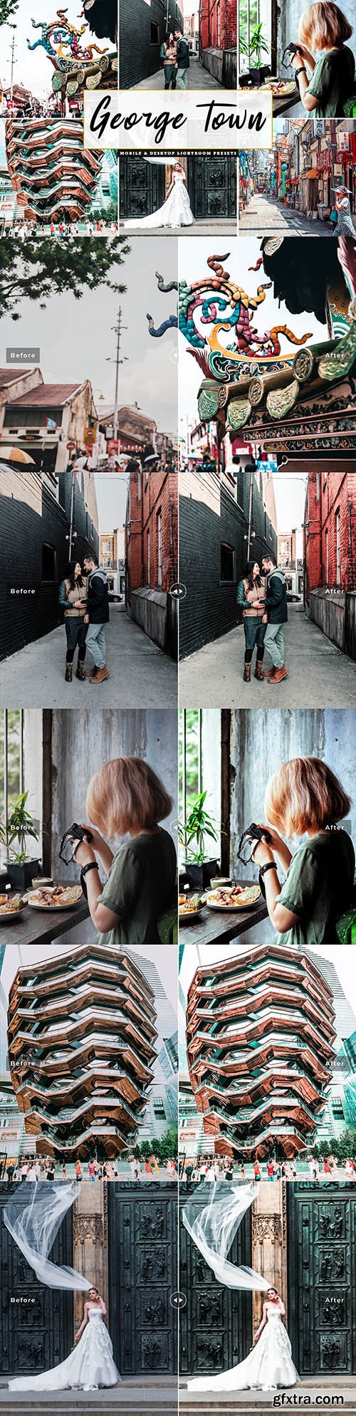 CreativeMarket - George Town Lightroom Presets Pack 4483067