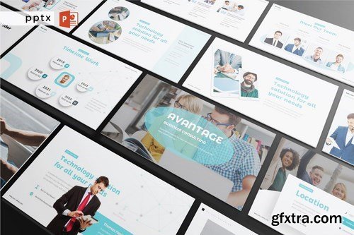 AVANTAGE - Powerpoint Google Slides and Keynote Templates