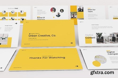 Company Profile Powerpoint Google Slides and Keynote Templates