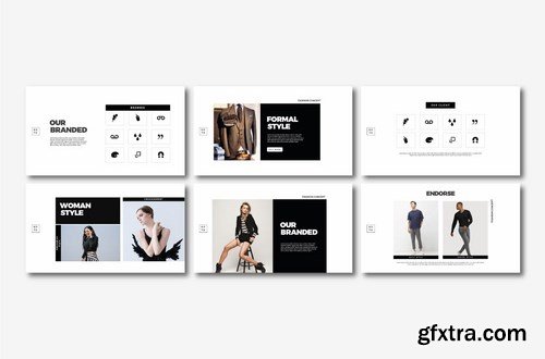 Xoto Fashion Powerpoint Google Slides and Keynote Templates