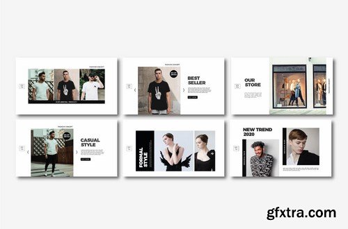 Xoto Fashion Powerpoint Google Slides and Keynote Templates