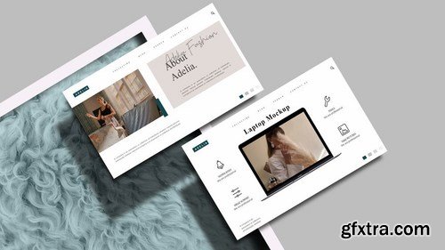 Adelia - Fashion Powerpoint Google Slides and Keynote Templates