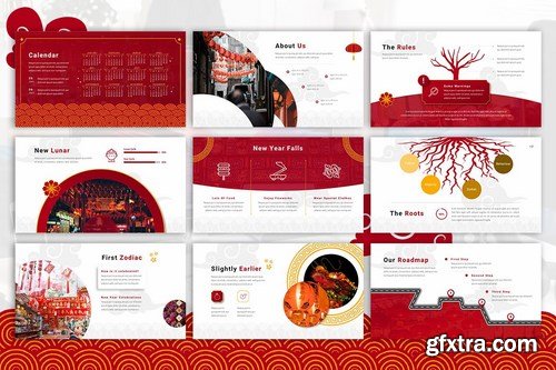 Chinese New Year - Imlek Powerpoint Google Slides and Keynote Templates