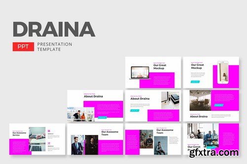 Draina Marketing - Powerpoint Google Slides and Keynote Templates