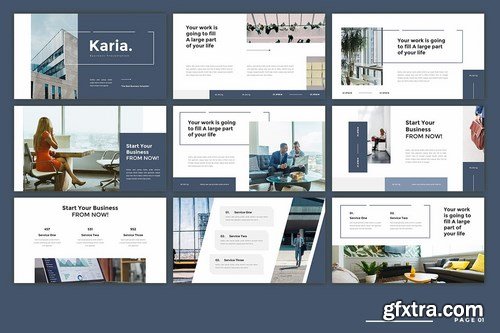 Karia Business - Powerpoint Google Slides and Keynote Templates