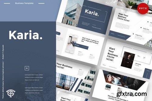 Karia Business - Powerpoint Google Slides and Keynote Templates