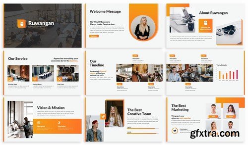 Ruwangan - Working Space Powerpoint Template