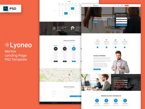 Mentor Landing Page PSD Template - mentor-landing-page-psd-template