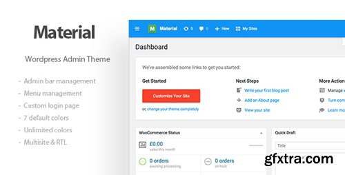 CodeCanyon - Materil v1.2.0 - Wordpress Material Design Admin Theme - 15706510