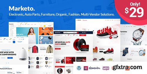 ThemeForest - Marketo v1.9.8 - eCommerce & Multivendor Marketplace Woocommerce WordPress Theme - 22310459