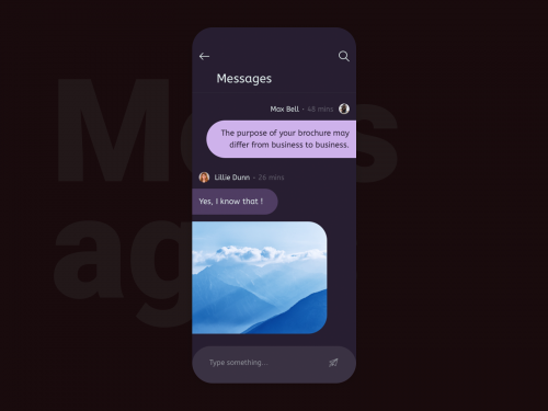 Messages Mobile App - messages-mobile-app