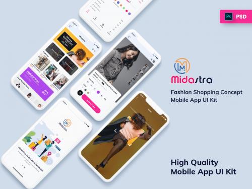 Midastra-Fashion Shopping Mobile App UI kit Light - midastra-fashion-shopping-mobile-app-ui-kit-light