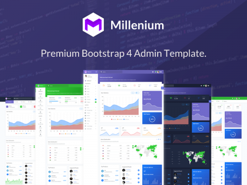 Millenium Bootstrap 4 Dashboard - millenium-bootstrap-4-dashboard