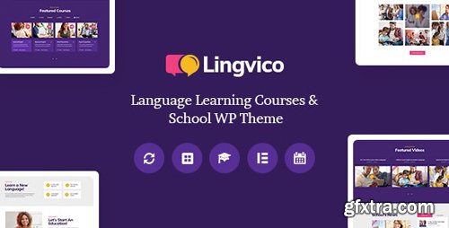 ThemeForest - Lingvico v1.0.2 - Language Center & Training Courses WordPress Theme (Update: 16 January 20) - 23260985