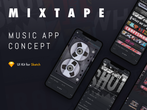 MIXTAPE - Mobile Music APP Concept - mixtape-mobile-music-app-concept