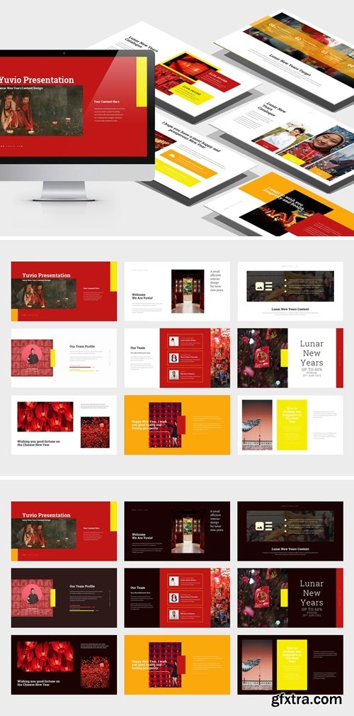 Yuvio : Lunar New Year Festival Powerpoint, Keynote and Google Slides Templates