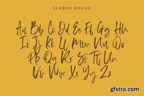 CM - Slabor Brush Font 4449735