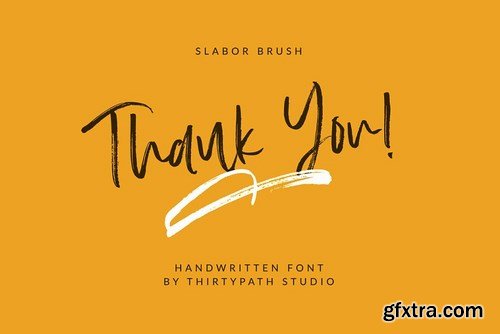 CM - Slabor Brush Font 4449735