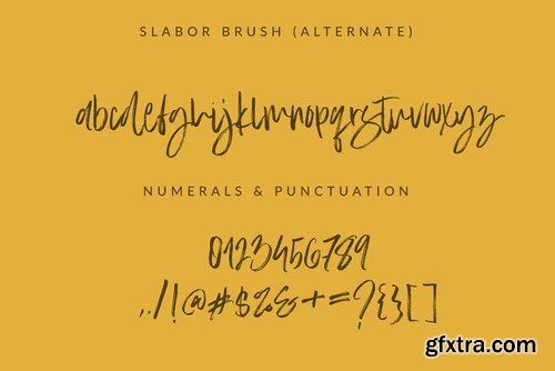 CM - Slabor Brush Font 4449735