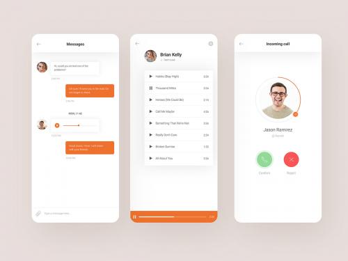 Social Mobile App UI Kit - mobile-app-ui-kit-part-3