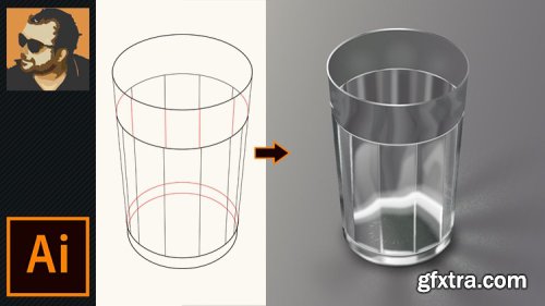 How To Draw a Realistic Glass in Adobe Illustrator CC