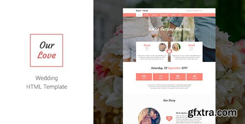 ThemeForest - Our Love v1.0 - Wedding Template - 19562547