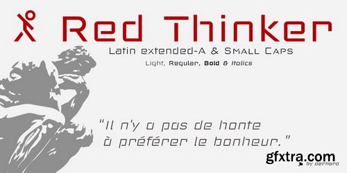 Red Thinker Font Family