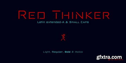 Red Thinker Font Family