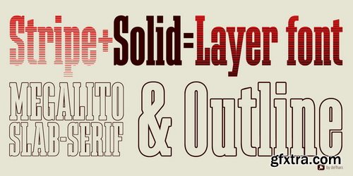 Megalito Slab Font Family