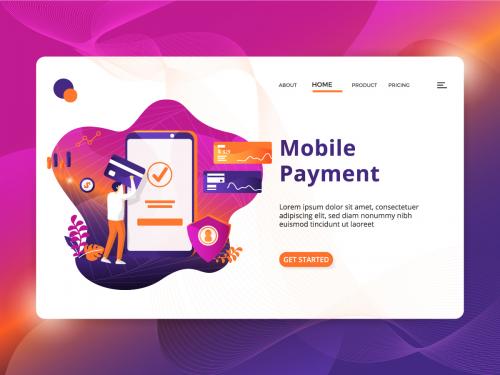 Mobile Payment Illustration Modern - mobile-payment-illustration-modern