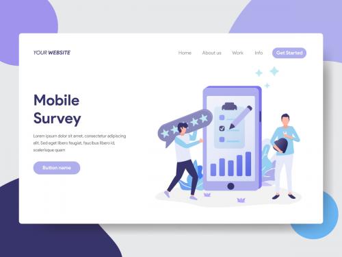 Mobile Survey Illustration - mobile-survey-illustration