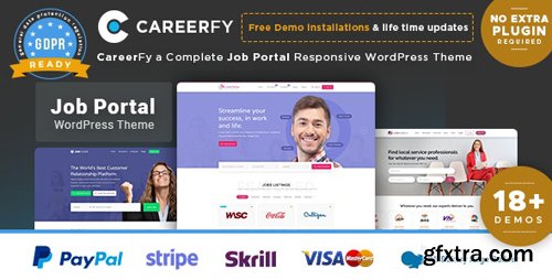 ThemeForest - Careerfy v3.2.0 - Job Board WordPress Theme - 21137053