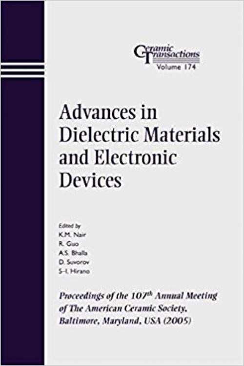 Adv Dielectric CT Vol 174 (Ceramic Transactions Series) - 1574982443