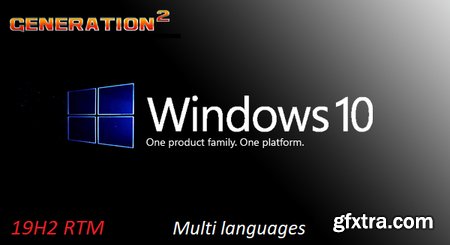 Windows 10 Enterprise 19H2 Version 1909 Build 18363.592 X64 Multilanguage - January 14, 2020