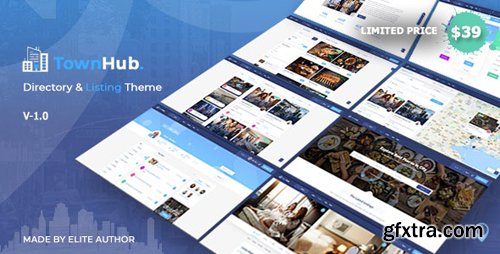 ThemeForest - TownHub v1.0.6 - Directory & Listing WordPress Theme - 25019571