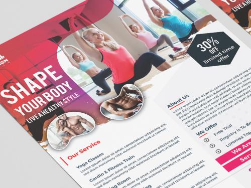 Modern GYM Flyer For GYM Business - modern-gym-flyer-for-gym-business-8b3f4830-6bc6-43cc-b19d-fe402dcd6575