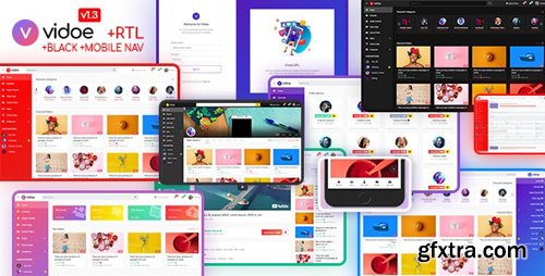 ThemeForest - VIDOE v1.3 - Video Streaming Website HTML Template - 22442760