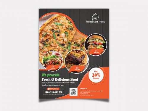 Modern restaurant flyer template - modern-restaurant-flyer-template